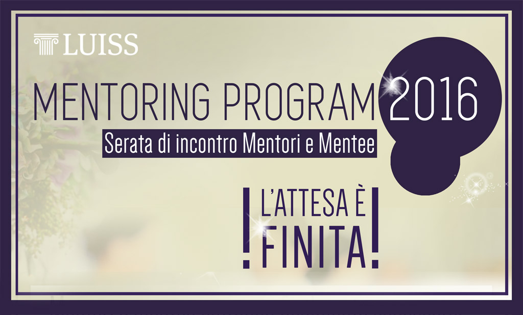 LUISS Mentoring Program 2016