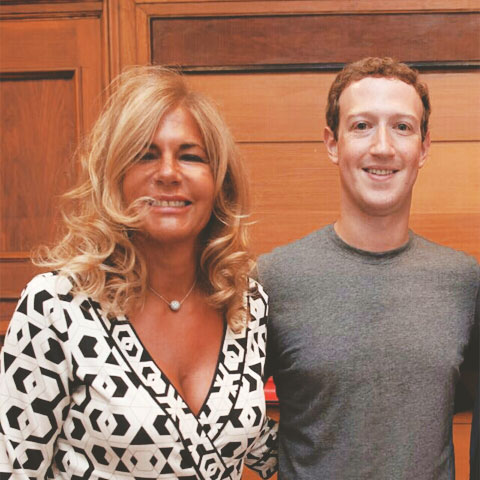 Emma Marcegaglia Mark Zuckerberg