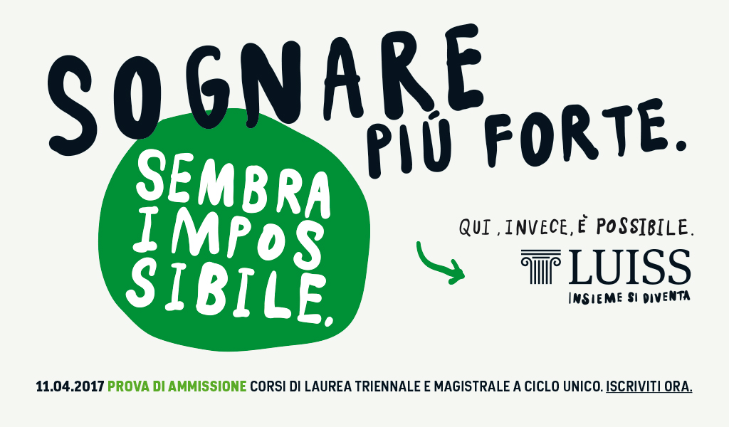 Campagna Triennali LUISS