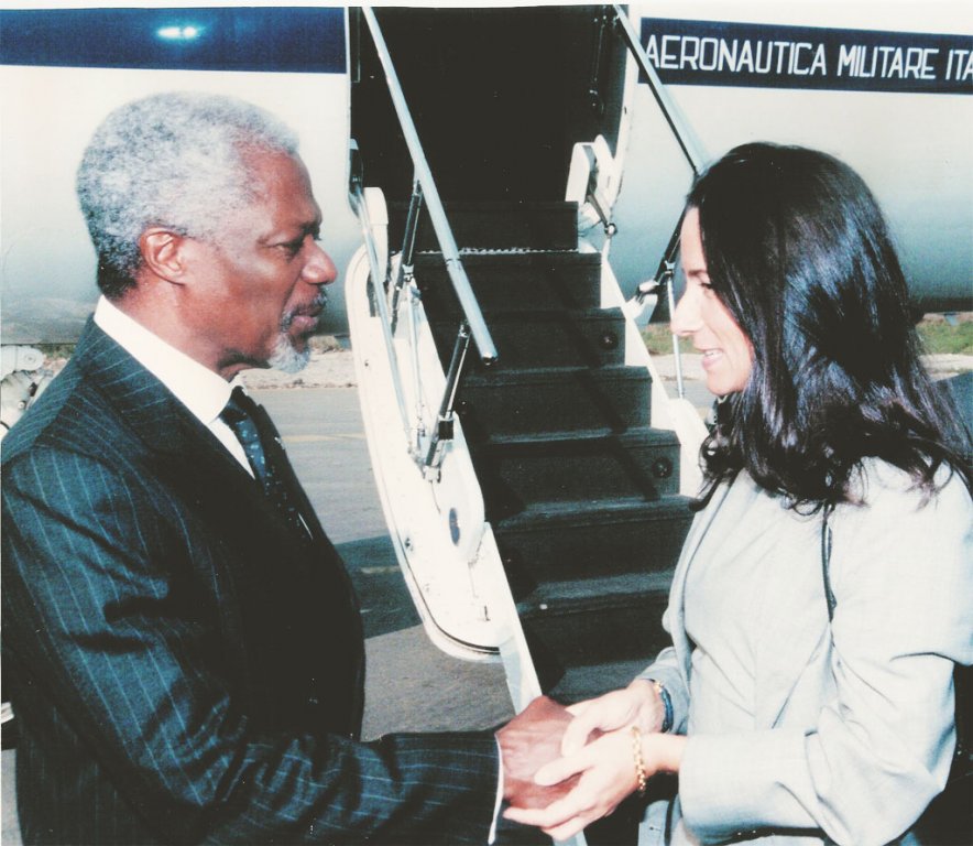 Marina Catena Kofi Annan