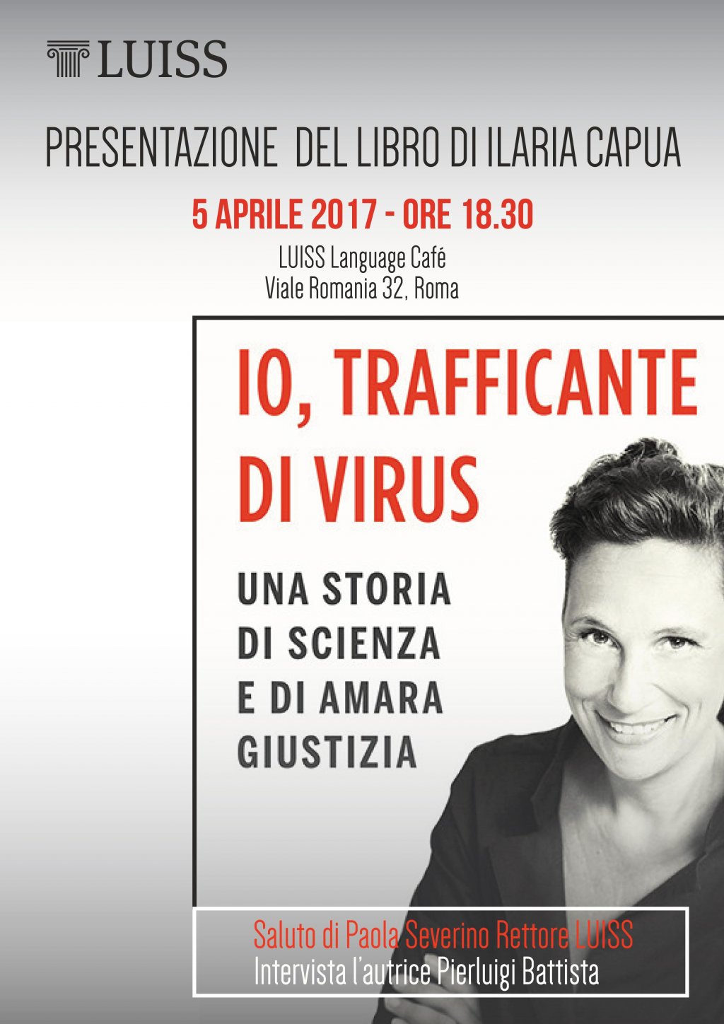 locandina ilaria capua luiss