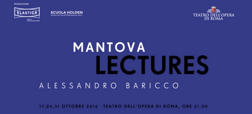 Mantova Lectures di Alessandro Baricco