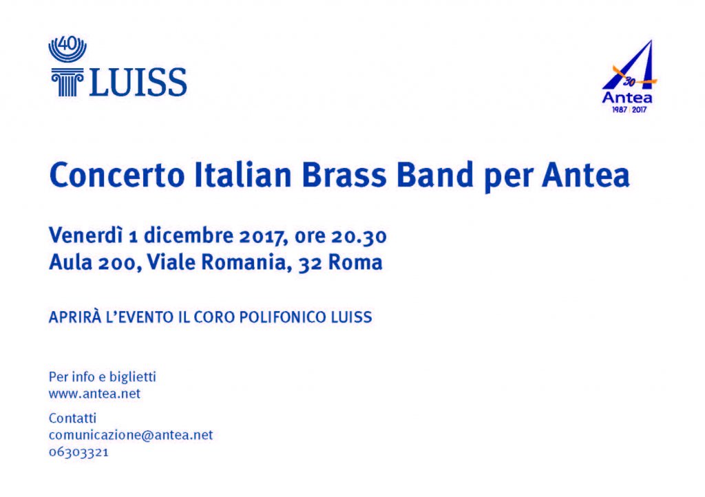 Italian Brass Band per Antea