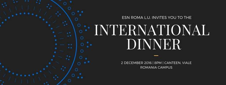 International Dinner ESN Roma